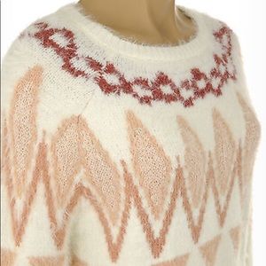 Lauren Conrad Fair Isle Print sweater
